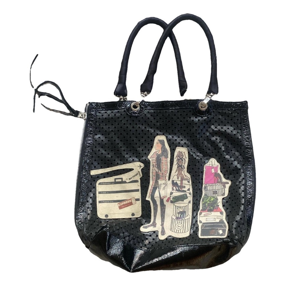 Barbara Rihl Stylish Black Tote Bag with pouch